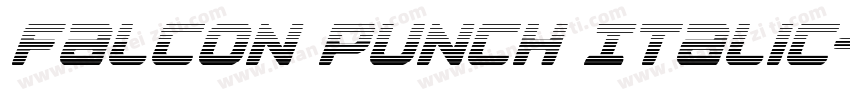 Falcon Punch Italic字体转换